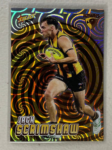 #HF079 Jack Scrimshaw - Hawthorn Hawks - Holographic Foil - 2021 AFL Footy Stars