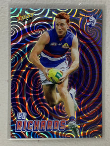 #HF142 Ed Richards - Western Bulldogs - Holographic Foil - 2021 AFL Footy Stars