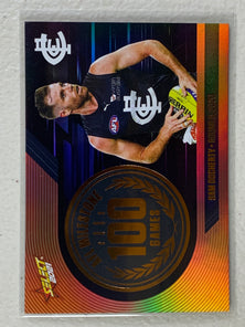 #MG012 Sam Docherty - Carlton Blues - Milestone Games - 2021 AFL Footy Stars