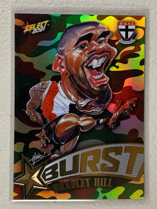 #SBC058 Bradley Hill - St Kilda Saints - Starburst Caricature Camo - 2021 AFL Footy Stars