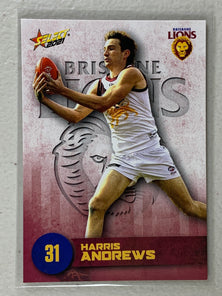 #012 Harris Andrews - Brisbane Lions - AFL Common - 2021 AFL Footy Stars