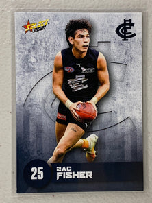 #026 Zac Fisher - Carlton Blues - AFL Common - 2021 AFL Footy Stars