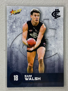 #030 Sam Walsh - Carlton Blues - AFL Common - 2021 AFL Footy Stars