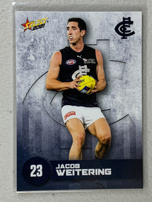 #031 Jacob Weitering - Carlton Blues - AFL Common - 2021 AFL Footy Stars