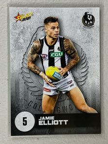 #035 Jamie Elliott - Collingwood Magpies - AFL Common - 2021 AFL Footy Stars