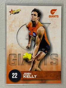 #077 Josh Kelly - GWS Giants - AFL Common - 2021 AFL Footy Stars