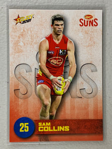 #083 Sam Collins - Gold Coast Suns - AFL Common - 2021 AFL Footy Stars