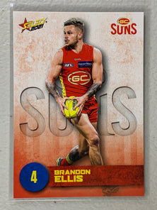 #084 Brandon Ellis - Gold Coast Suns - AFL Common - 2021 AFL Footy Stars