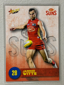 #091 Jarrod Witts - Gold Coast Suns - AFL Common - 2021 AFL Footy Stars