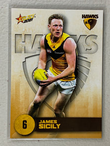 #099 James Sicily - Hawthorn Hawks - AFL Common - 2021 AFL Footy Stars