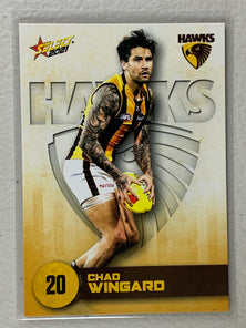 #100 Chad Wingard - Hawthorn Hawks - AFL Common - 2021 AFL Footy Stars