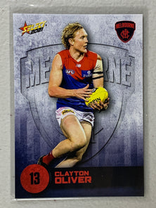 #108 Clayton Oliver - Melbourne Demons - AFL Common - 2021 AFL Footy Stars