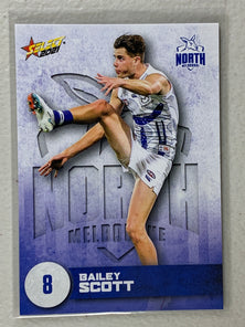 #117 Bailey Scott - North Melbourne Kangaroos - AFL Common - 2021 AFL Footy Stars