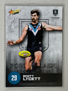 #128 Scott Lycett - Port Adelaide Power - AFL Common - 2021 AFL Footy Stars