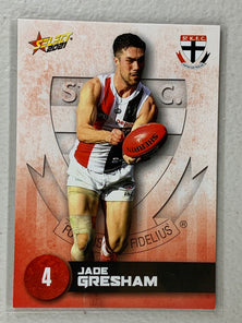 #144 Jade Gresham - St Kilda Saints - AFL Common - 2021 AFL Footy Stars