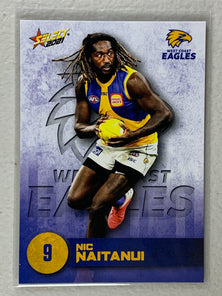 #168 Nic Naitanui - West Coast Eagles - AFL Common - 2021 AFL Footy Stars