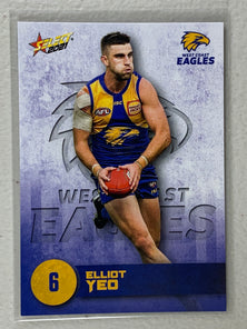 #171 Elliot Yeo - West Coast Eagles - AFL Common - 2021 AFL Footy Stars