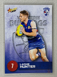 #175 Lachie Hunter - Western Bulldogs - AFL Common - 2021 AFL Footy Stars