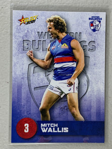 #181 Mitch Wallis - Western Bulldogs - AFL Common - 2021 AFL Footy Stars