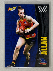 #182 Sarah Allan - Adelaide Crows - AFLW Common - 2021 AFL Footy Stars