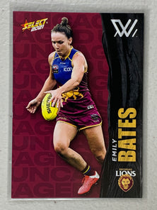 #185 Emily Bates - Brisbane Lions - AFLW Common - 2021 AFL Footy Stars