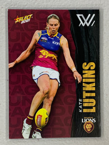 #186 Kate Lutkins - Brisbane Lions - AFLW Common - 2021 AFL Footy Stars