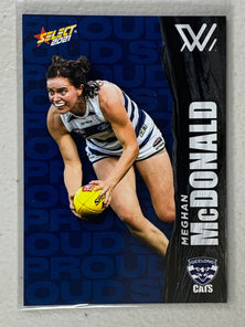 #197 Meghan McDonald - Geelong Cats - AFLW Common - 2021 AFL Footy Stars