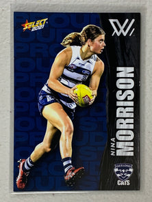 #198 Nina Morrison - Geelong Cats - AFLW Common - 2021 AFL Footy Stars