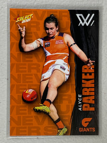 #201 Alyce Parker - GWS Giants - AFLW Common - 2021 AFL Footy Stars