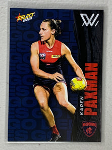 #207 Karen Paxman - Melbourne Demons - AFLW Common - 2021 AFL Footy Stars