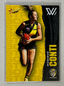 #213 Monique Conti - Richmond Tigers - AFLW Common - 2021 AFL Footy Stars