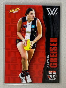 #215 Caitlin Greiser - St Kilda Saints - AFLW Common - 2021 AFL Footy Stars