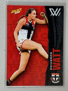 #217 Rhiannon Watt - St Kilda Saints - AFLW Common - 2021 AFL Footy Stars