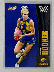 #218 Dana Hooker - West Coast Eagles - AFLW Common - 2021 AFL Footy Stars