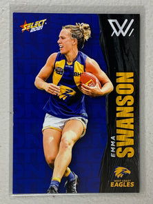 #220 Emma Swanson - West Coast Eagles - AFLW Common - 2021 AFL Footy Stars