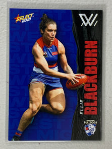 #221 Ellie Blackburn - Western Bulldogs - AFLW Common - 2021 AFL Footy Stars