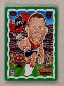 #FB-22 Steven May - Melbourne Demons - Glow Footy Oddbodz - 2021 AFL Team Coach