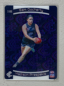 #I-06 Sam Docherty/Madison Prespakis - Carlton Blues - 3D Icon Player - 2021 AFL Team Coach