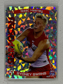 #SP-76 Isac Heeney - Sydney Swans - Star Powers Mega - 2021 AFL Team Coach