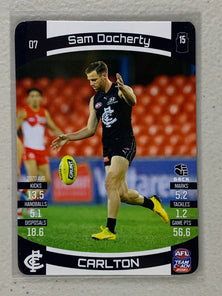 #07 Sam Docherty - Carlton Blues - AFL Common - 2021 AFL Team Coach