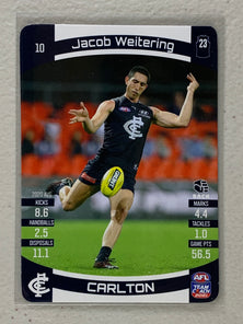 #10 Jacob Weitering - Carlton Blues - AFL Common - 2021 AFL Team Coach