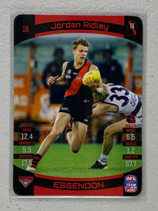 #18 Jordan Ridley - Essendon Bombers - AFL Common - 2021 AFL Team Coach