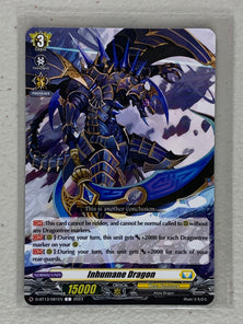 Inhumane Dragon D-BT13/081EN - Cardfight Vanguard Flight of Chakrabarthi