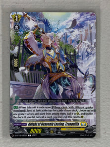 Knight of Heavenly Lasting, Tranquilia D-BT13/087EN - Cardfight Vanguard Flight of Chakrabarthi