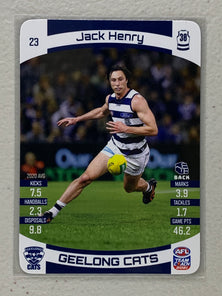 #23 Jack Henry - Geelong Cats - AFL Common - 2021 AFL Team Coach