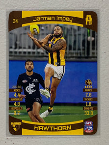 #34 Jarman Impey - Hawthorn Hawks - AFL Common - 2021 AFL Team Coach