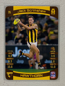 #35 Jack Scrimshaw - Hawthorn Hawks - AFL Common - 2021 AFL Team Coach