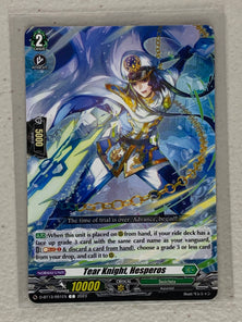 Tear Knight, Hesperos D-BT13/091EN - Cardfight Vanguard Flight of Chakrabarthi