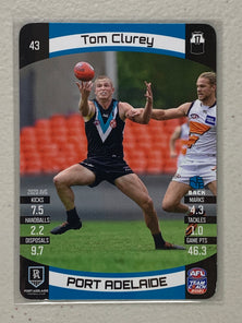 #43 Tom Clurey - Port Adelaide Power - AFL Common - 2021 AFL Team Coach