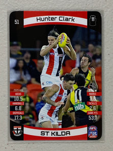 #51 Hunter Clark - St Kilda Saints - AFL Common - 2021 AFL Team Coach